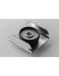 Schnapphalter mit Antivibrationssystem für 50 mm Profile mit abgeflachten Kanten