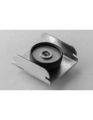 Schnapphalter mit Antivibrationssystem für 50 mm Profile mit abgeflachten Kanten